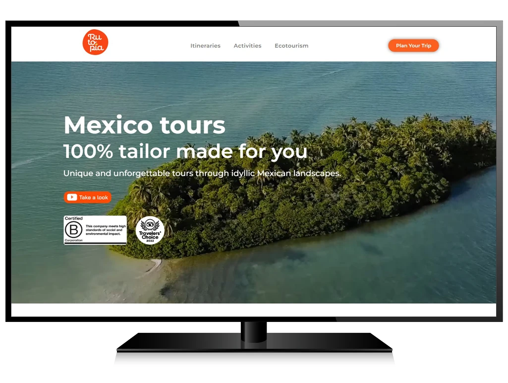 Rutopia - SEO, WEB DESIGN Case Study