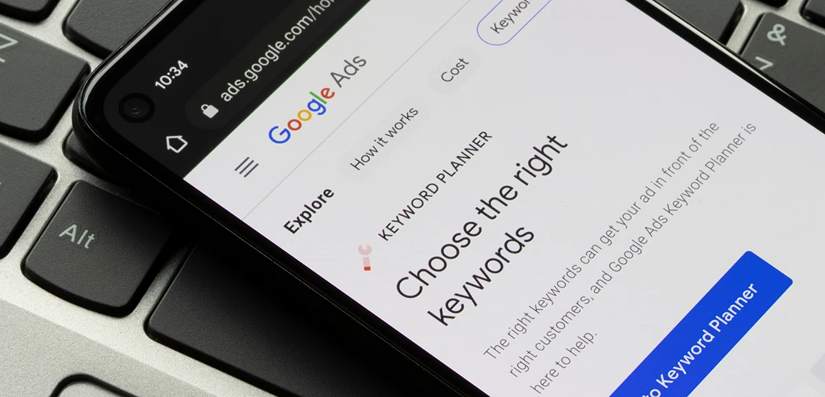 Negative keywords in ads